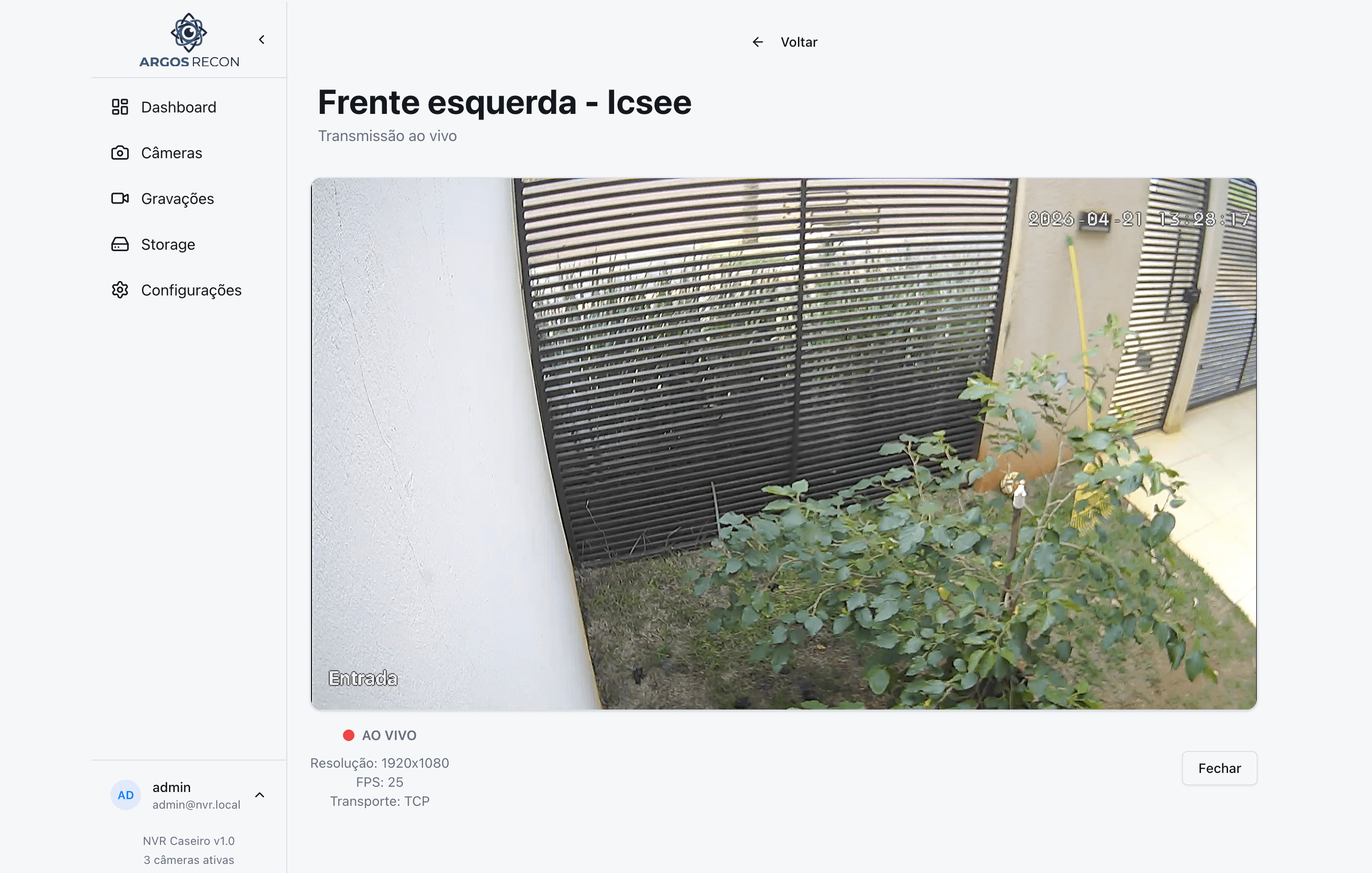 Sistema NVR para Câmeras WiFi — imagem 3