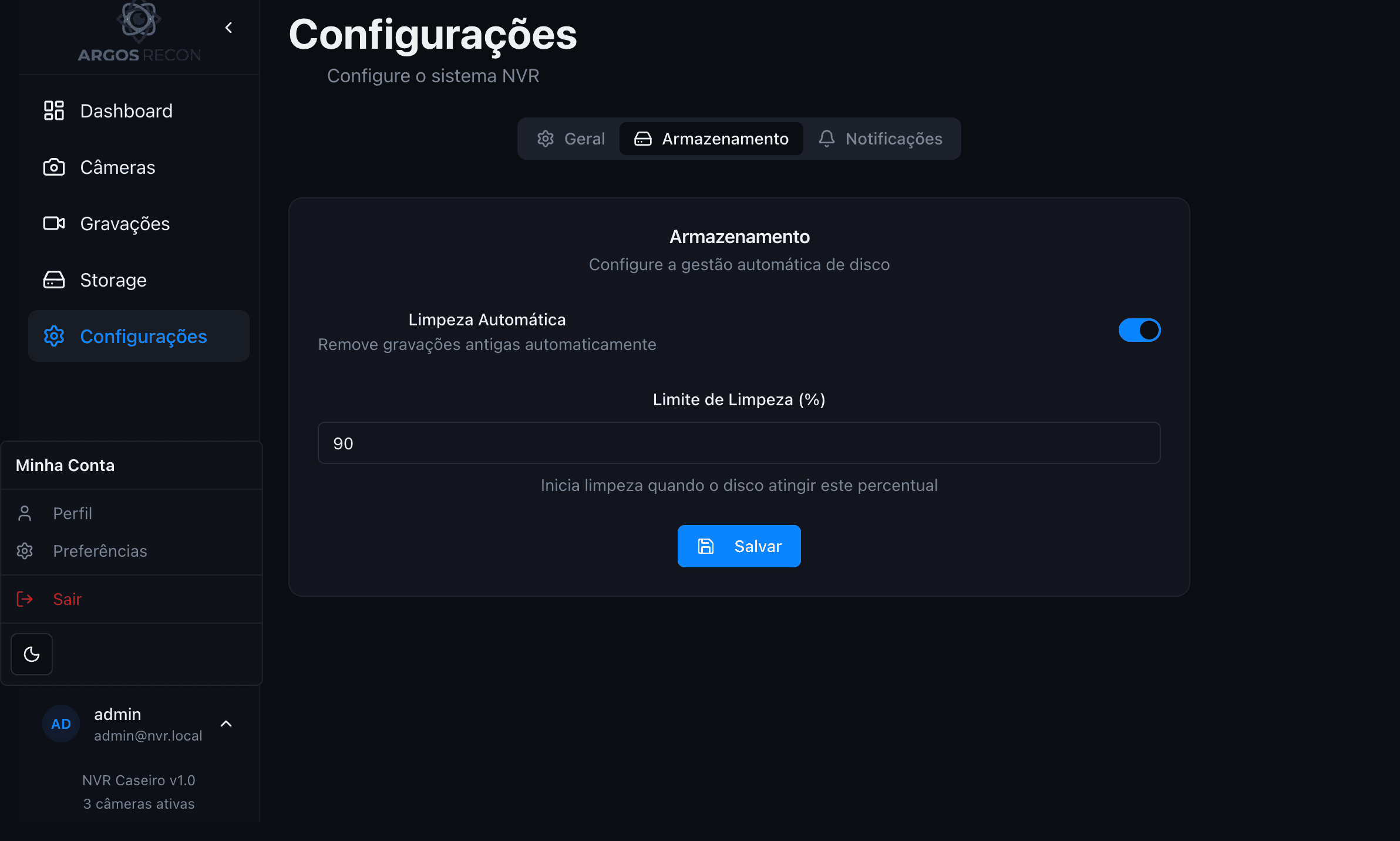 Sistema NVR para Câmeras WiFi — imagem 5